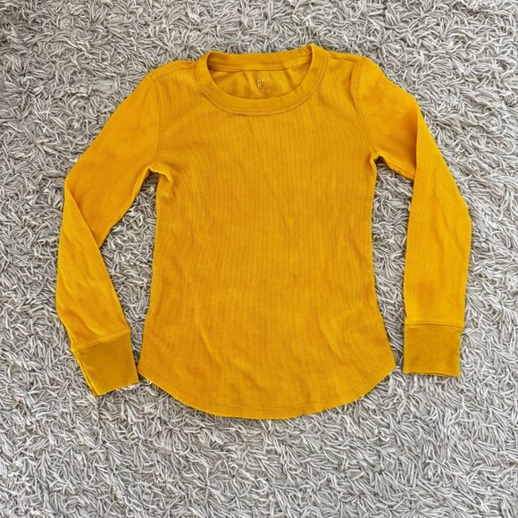 GAP Women’s Thermal Shirts – Yellow & Teal – Size XS/S - Picture 2 of 9